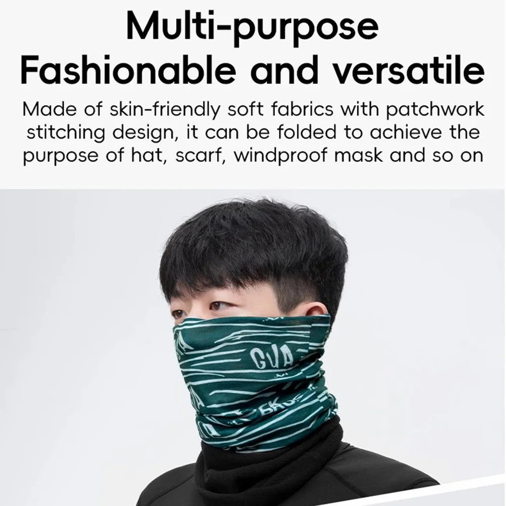 ROCKBROS Funny Print Multifunction Winter Warm Fleece Cycling Face Mask Outdoor Windproof Neck Gaiter - ZRTJ-003 - 3
