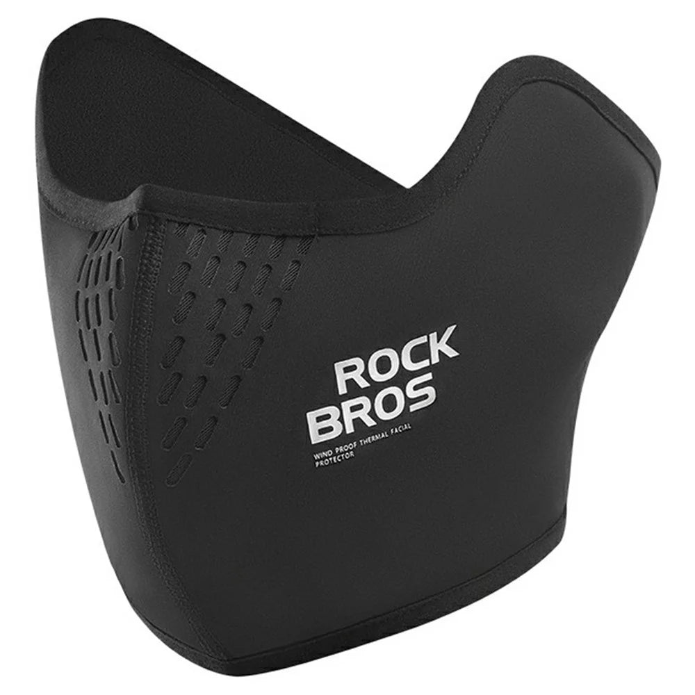 ROCKBROS 11220012001 MZ011 Warm Cycling Face Mask Fleece Neck Gaiter Windproof Face Protector for Motorcycle  /  Outdoor - 1