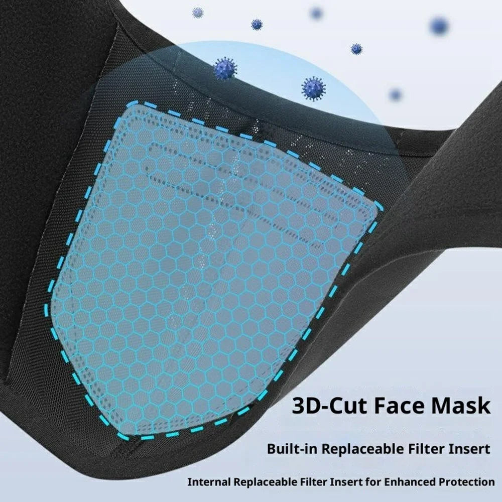 ROCKBROS 11220012001 MZ011 Warm Cycling Face Mask Fleece Neck Gaiter Windproof Face Protector for Motorcycle  /  Outdoor - 4