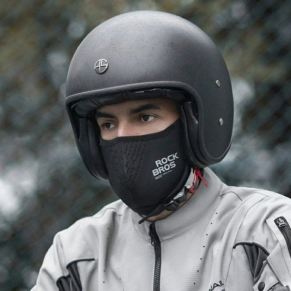 ROCKBROS 11220012001 MZ011 Warm Cycling Face Mask Fleece Neck Gaiter Windproof Face Protector for Motorcycle  /  Outdoor - 6