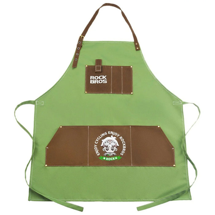 ROCKBROS Work Apron with Multiple Pockets Waterproof Workwear for Cooking Cleaning, 99990047 D008 99990047001 - 1
