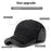 2025d133 Winter Suede Baseball Cap for Middle-Aged and Elderly Thermal Fleece Lined Hat with Foldable Earflaps - Grey - 6