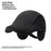 2025d124 Artist Beret Hat with Foldable Earflaps Wide Brim Peaked Cap Winter Thermal Driver Hat - Black - 2