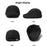 2025d124 Artist Beret Hat with Foldable Earflaps Wide Brim Peaked Cap Winter Thermal Driver Hat - Black - 5