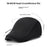 2025d124 Artist Beret Hat with Foldable Earflaps Wide Brim Peaked Cap Winter Thermal Driver Hat - Black - 6