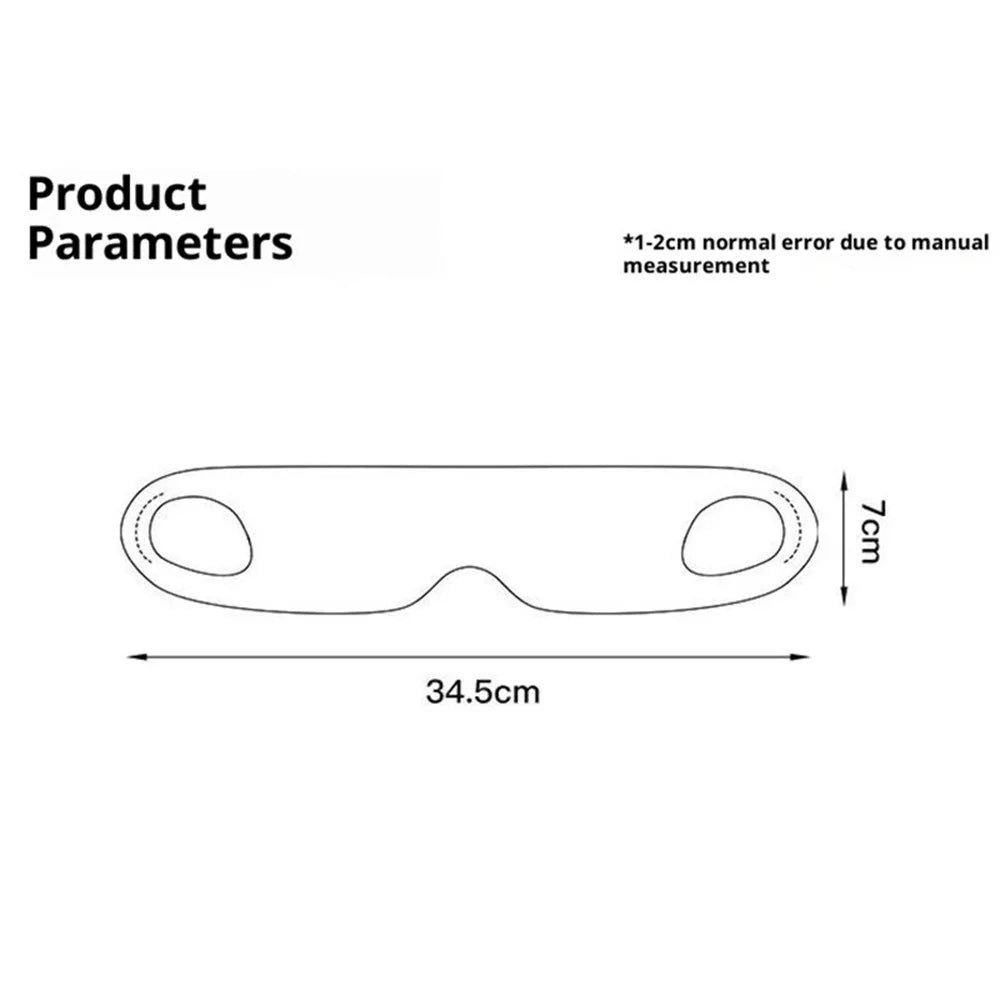 YZ13 Pressure Free Seamless Sleep Eye Mask Lightweight Light Blocking Eyeshade for Travel Office Naps - Green - 6