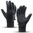 VILICO A0107 1 Pair Winter Gloves Fleece Lined Warm Touchscreen Outdoor Cycling Gloves Waterproof Anti Slip Reflective - S  /  Black - 1