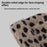 Fashion Leopard Print Winter Cashmere Beanie Hat Outdoor Windproof Thick Fleece Lined Cap - Oatmeal - 4
