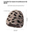 Fashion Leopard Print Winter Cashmere Beanie Hat Outdoor Windproof Thick Fleece Lined Cap - Oatmeal - 5