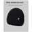 Winter Knit Beanie Hat Outdoor Cold Protection Ear Warmer R Logo Embroidered Ice Cap - Black - 4