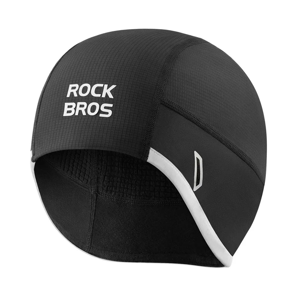 ROCKBROS 18250007 M016 18250007001 Outdoor Cycling Hat Thermal Fleece Headcover Extended Ear Flaps for Winter Riding - 1
