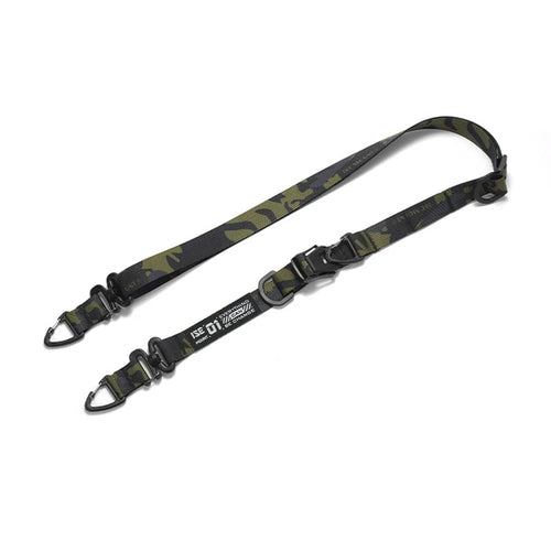 ISE MOUNT Outdoor Multi-Functional Lanyard Length Adjustable Crossbody Backpack Strap for Hanging Items - Night Camo - 1