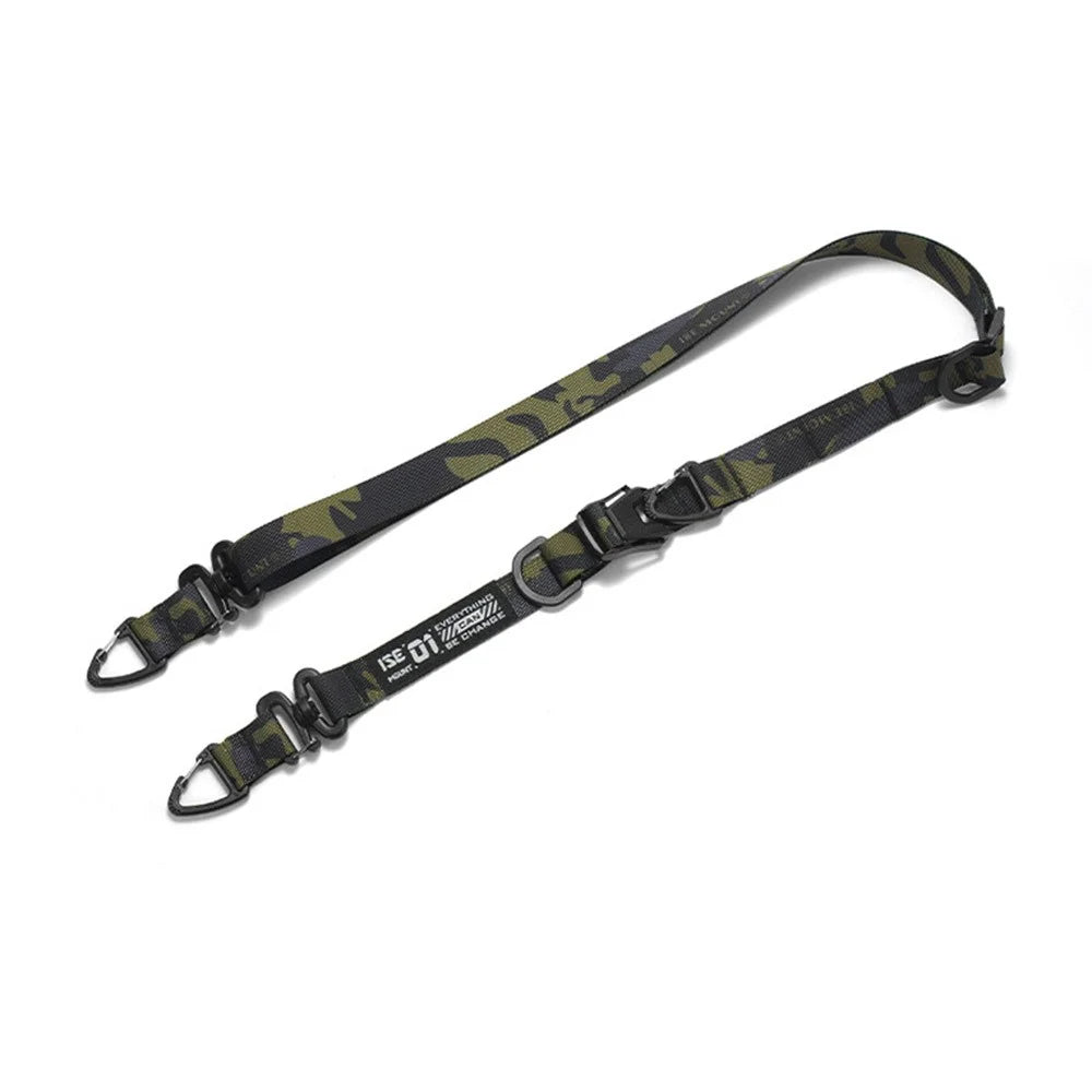 ISE MOUNT Outdoor Multi-Functional Lanyard Length Adjustable Crossbody Backpack Strap for Hanging Items - Night Camo - 1