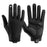 WEST BIKING YP0211278 1 Pair 3D Printed Cycling Gloves Racing Shock-Absorbing Bicycle Long Finger Gloves Anti-Slip for Men Women - M  /  Black - 1