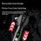 Safety Hammer Flashlight USB Charged with Side Light / Cutting Tool / Multi-Function Car Emergency White Laser Torch - Red - 3