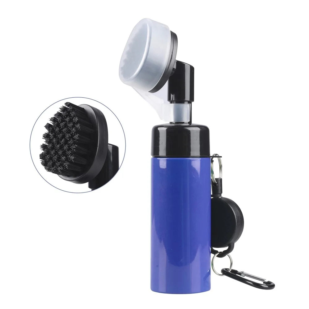Golf Club Cleaning Brush 150ml Spray Bottle with Brush Groove Cleaner Tool - Blue - 1