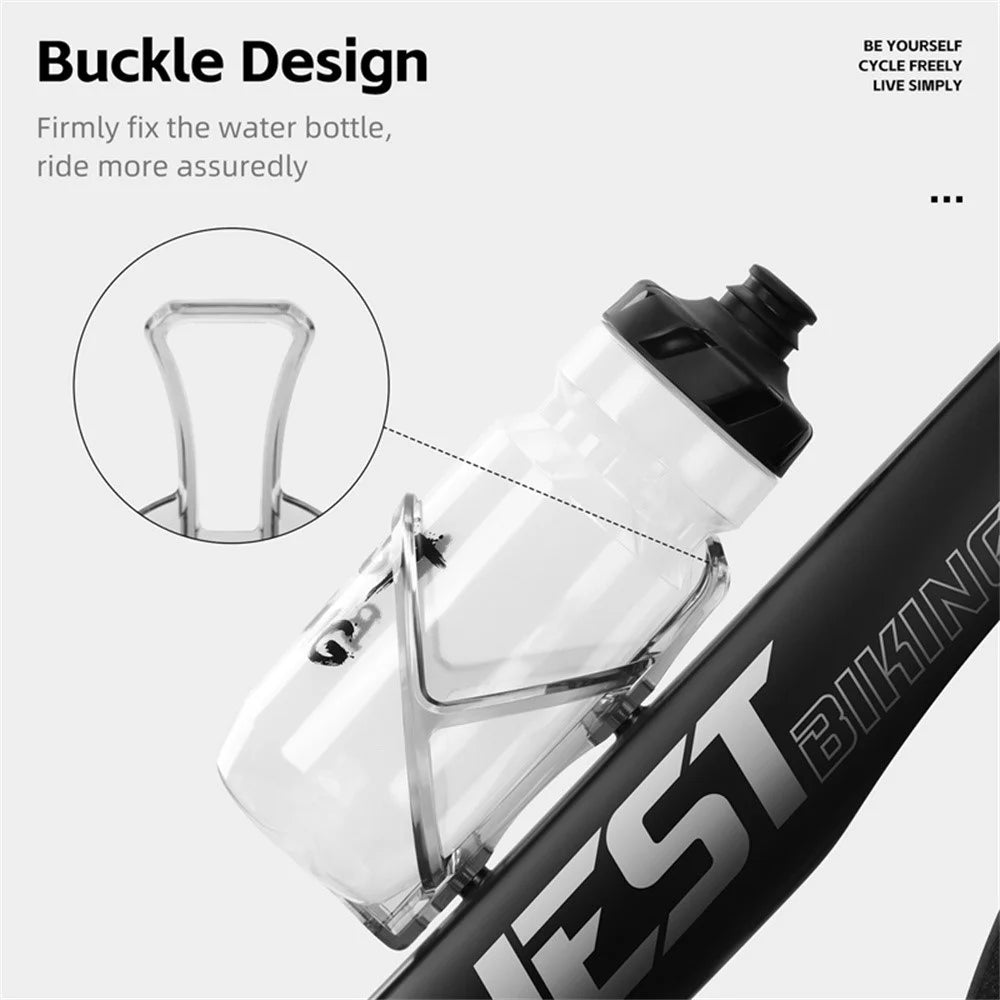 WEST BIKING YP0704052 Bike Water Bottle Cage with 2 Screws and Wrench Lightweight Holder for Road / Mountain Cycling - Cyan - 5