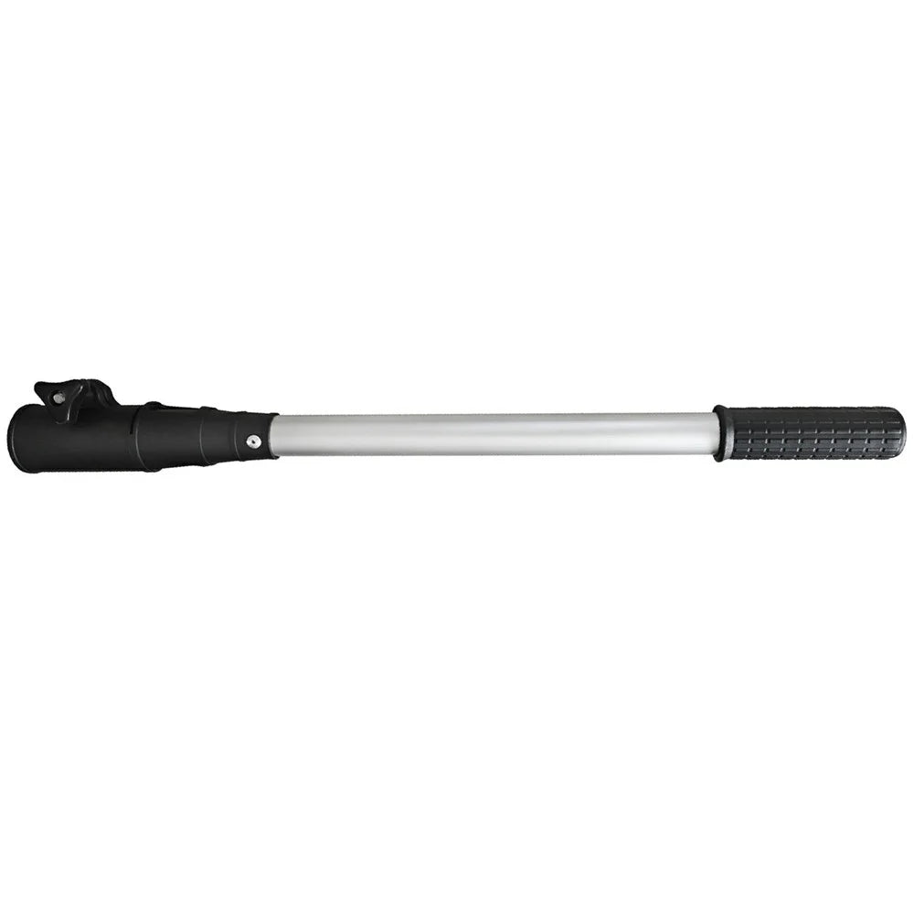 KOETSU 61.6cm Outboard Motor Extension Rod Aluminum Alloy Non-Slip Control Pole for 3.7-4.5cm Caliber - Silver - 1