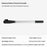 KOETSU 61.6cm Outboard Motor Extension Rod Aluminum Alloy Non-Slip Control Pole for 3.7-4.5cm Caliber - Silver - 7
