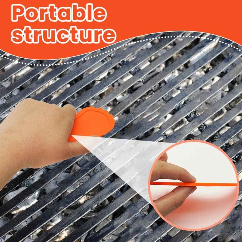 Grill Scraper Outdoor Portable BBQ Cleaning Tool for Bakeware PC Scraper - 4