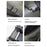 PVC Inflatable Boat Lightweight Fishing Belly Boat with 2+1 Air Chambers - Black - 6