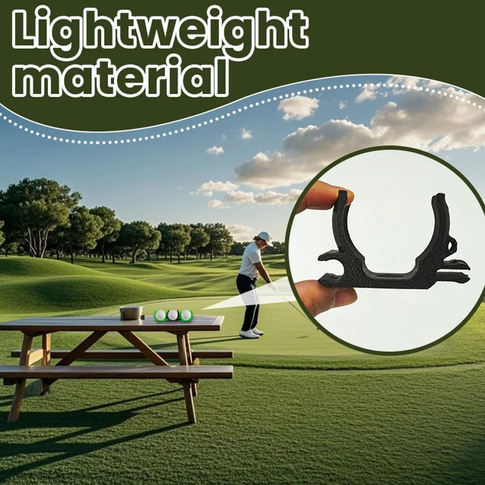 H1172 3Pcs Connectable Golf Ball Clip Lightweight Desktop Golf Ball Holder Rack - 6