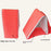 2Pcs Ski Board Binding Straps Storage Fasteners for Skiing Accessories EVA Nylon Magic Tape Securing Straps - Red - 2