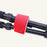 2Pcs Ski Board Binding Straps Storage Fasteners for Skiing Accessories EVA Nylon Magic Tape Securing Straps - Red - 4
