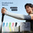 1 Pair Arm Sleeves Sun Protection Breathable Ice Silk Elbow Arm Covers for Outdoor Cycling Running - Gradient Black Grey - 4