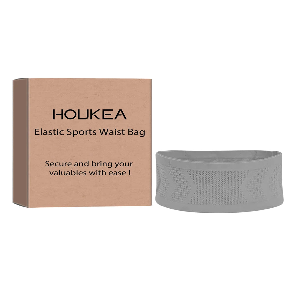 HOUKEA Elastic Sports Waist Pack Phone Wallet Storage Waist Bag for Outdoor / Running / Fitness - 1