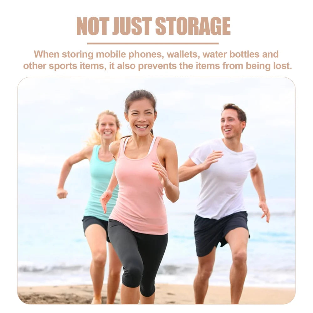 HOUKEA Elastic Sports Waist Pack Phone Wallet Storage Waist Bag for Outdoor / Running / Fitness - 7