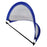 120 x 80 x 80cm Pop Up Football Goal Folding Soccer Goal Net Football Training Kids Gift - Blue - 1