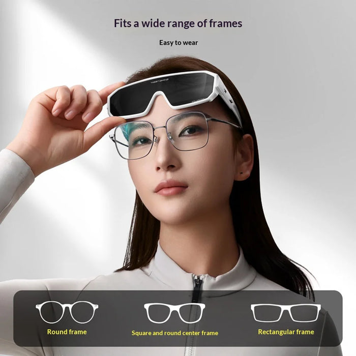 WEST BIKING YP0703196 Polarized Lens Cycling Glasses UV Protection Sunglasses for Outdoor Fishing Driving - White Frame - 6