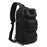 OZUKO 9912 Outdoor Men Chest Bag Waterproof Oxford Cloth 12L Tactical Crossbody Bag - Black - 1