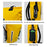 25L Outdoor IPX6 Waterproof Backpack Roll Top Reflective PVC Dry Bag for Swimming Rafting - Black - 6