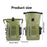 25L Outdoor IPX6 Waterproof Backpack Roll Top Reflective PVC Dry Bag for Swimming Rafting - Black - 7