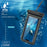 IP68 Waterproof Touch Screen Phone Pouch Underwater Floating Case for Swimming Diving Surfing - Black Gray - 3