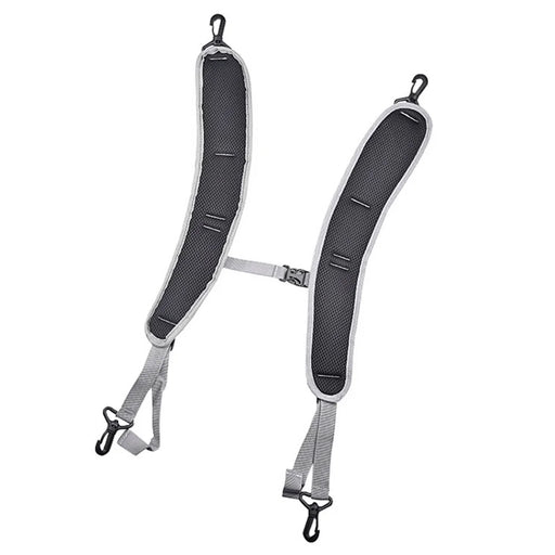 LUCKSTONE 1 Pair Adjustable Backpack Straps Replacement Shoulder Strap with D-ring - Blue - 2