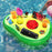 Tropical Theme Cup Holder Inflatable Drink Cooler Float Pool Bar Ice Bucket for Summer Swimming Party - Avocado - 2