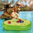 Tropical Theme Cup Holder Inflatable Drink Cooler Float Pool Bar Ice Bucket for Summer Swimming Party - Avocado - 3
