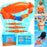 3Pcs/Set Inflatable Swimming Support Float Belt PVC Swimming Training Aid Waist Belt for Kids - S+M+L - 3