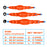3Pcs/Set Inflatable Swimming Support Float Belt PVC Swimming Training Aid Waist Belt for Kids - S+M+L - 4