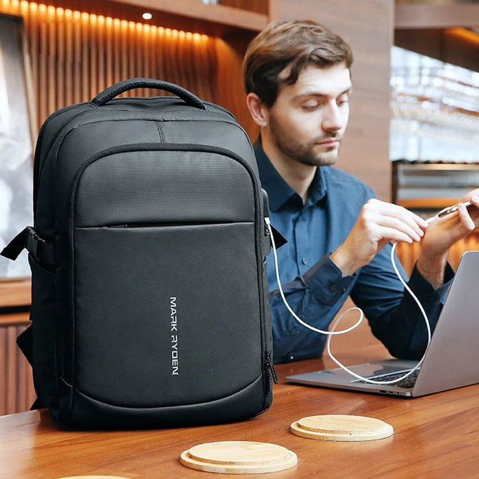 MARK RYDEN MR-9191 Laptop Backpack 15.6-inch Water Resistant Anti Theft Travel College Backpack School Computer Bookbag - 6