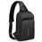 MARK RYDEN MR-7618 Stylish Multi-pockets Water-resistant Oxford Cloth Crossbody Bag Men Chest Bag with Charging Interface - 1