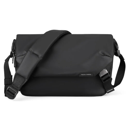MARK RYDEN MR8109 Men's Messenger Bag Waterproof Crossbody Bag Business Storage Bag Travel Accessories - Elegant Black - 1