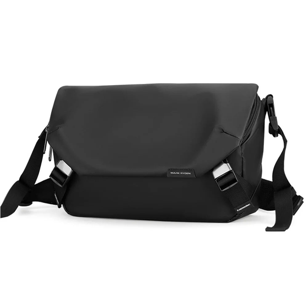 MARK RYDEN MR8109 Men's Messenger Bag Waterproof Crossbody Bag Business Storage Bag Travel Accessories - Elegant Black - 6