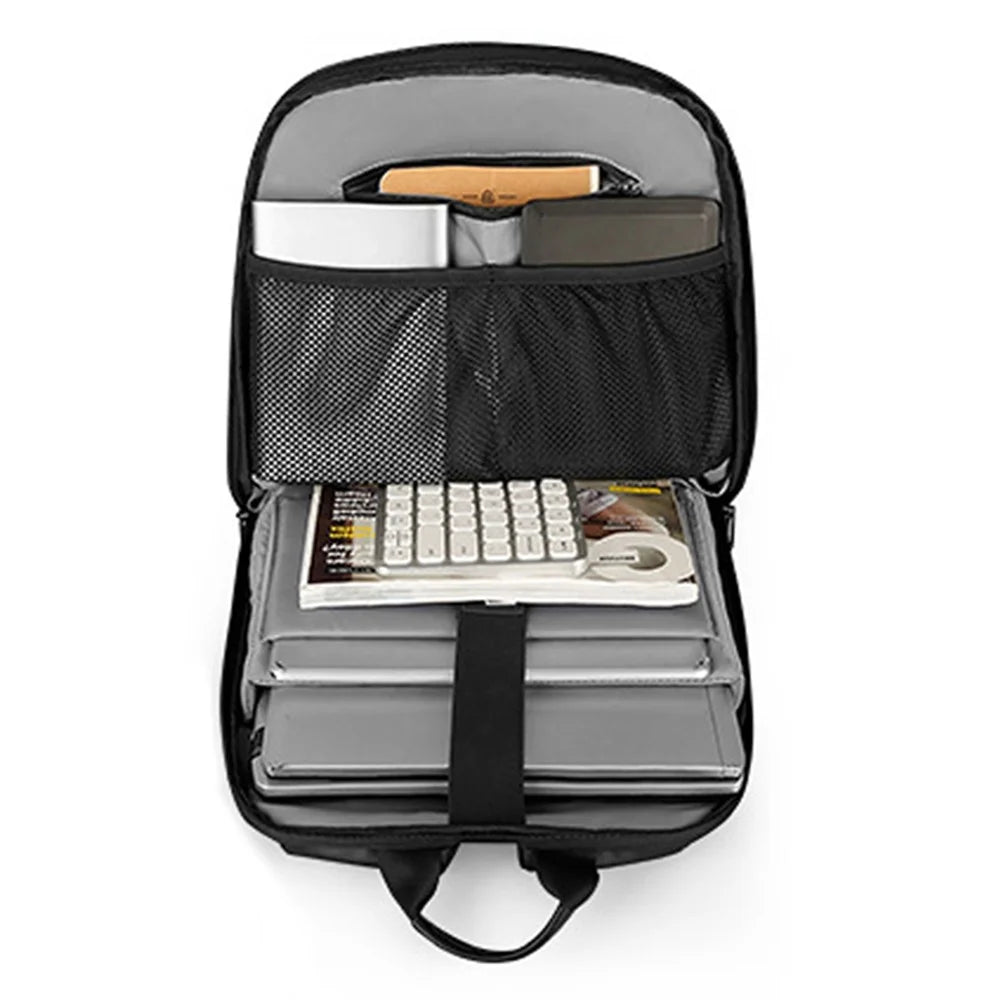 MARK RYDEN MR9813 Stylish Men Oxford Cloth Waterproof Backpack 15.6-inch Laptop Carrying Bag Travel Casual Daypack - 2