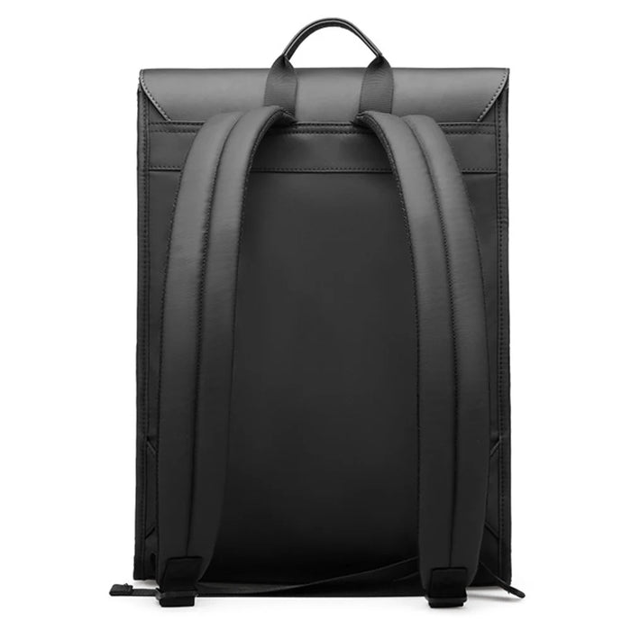 MARK RYDEN MR1611 Stylish Men Waterproof Leather Backpack 15.6-inch Laptop Carrying Bag Casual Daypack - 6