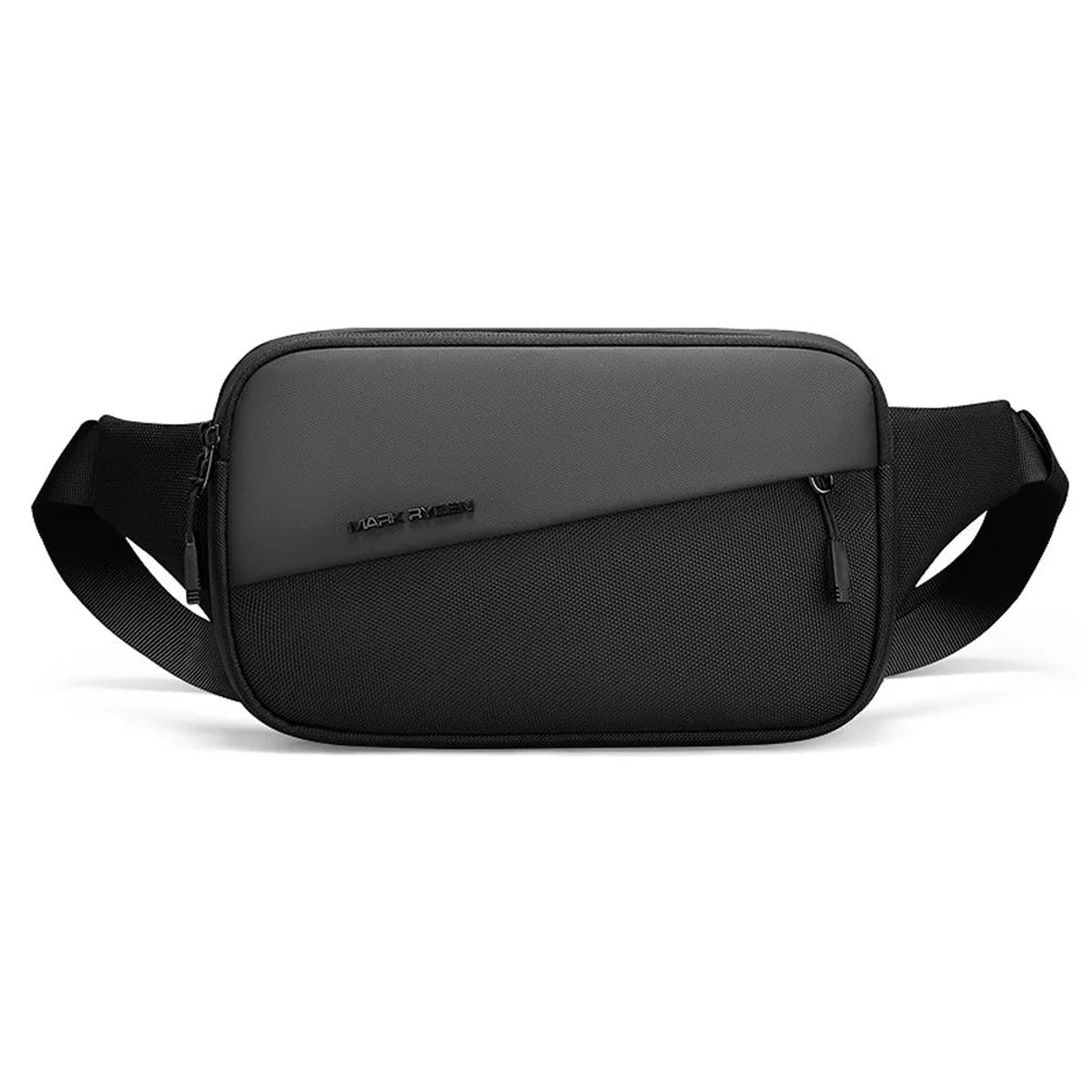 MARK RYDEN MR8112 Stylish Casual Men Chest Bag Water-resistant Oxford Cloth Zipper Crossbody Bag - 7