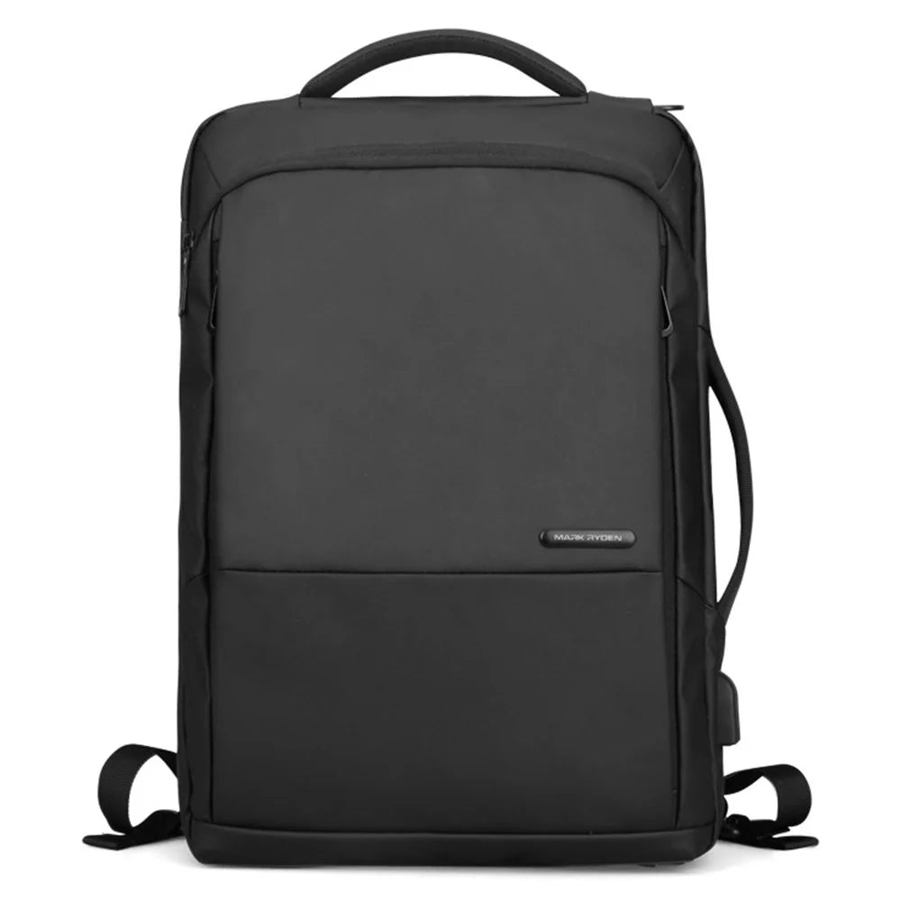 MARK RYDEN MR9533 Large Backpack Water Repellent Convertible Business Briefcase Messenger Bag Travel Rucksack with External USB Charging Port - 6